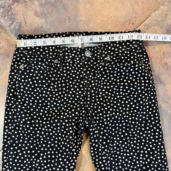 LOFT Modern Straight Polka Dot Pants Size 24 00 P - Picture 2 of 10